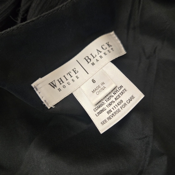 White House Black Market Black Dress EUC - Picture 5 of 8